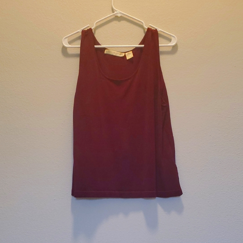 Jessica Holbrook Women's Burgundy Tank Top